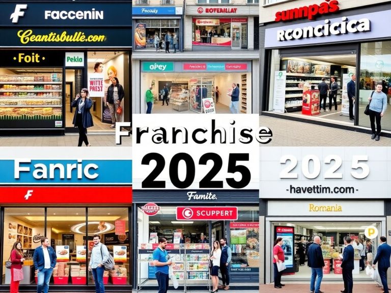 Cele mai profitabile francize pentru 2025: Oportunități de investiție în România
