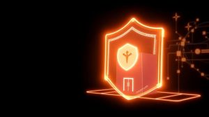 Scut digital protejând reputația companiei online.